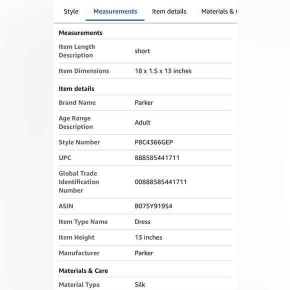 Parker Kara Blue Floral Off-Shoulder Dress - Picture 11 of 12